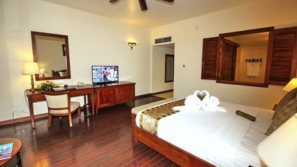 Tiện nghi đầy đủ, không gian phòng ấm áp