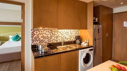 Phòng bếp đầy đủ tiện nghi