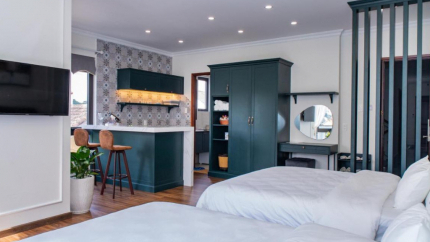 Phòng Studio Twin Suite Tại N'Queen Villa