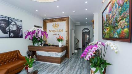 Sảnh N'Queen Villa Đà Lạt