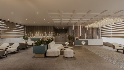 Khu vực sảnh Odin Hotel Quy Nhơn