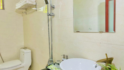 Phòng tắm tại Ori Hotel Phú Quốc