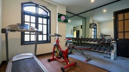 Phòng Gym với trang thiết bị hiện đại
