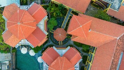 Toàn cảnh Khách sạn Oriental Boutique từ trên cao