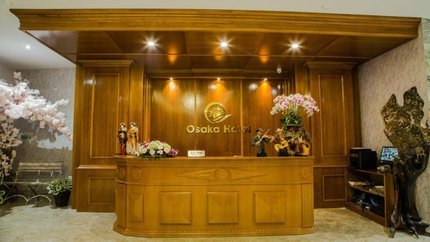Khu vực lễ tân tại khách sạn
