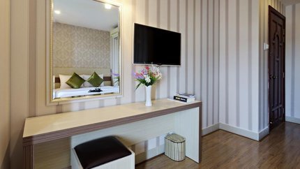 Tiện nghi đầy đủ, phòng có tivi