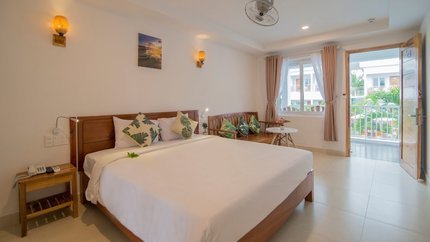 Phòng Deluxe Double Pool View