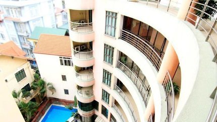 Khách sạn nhìn từ trên cao