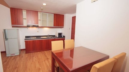 Phòng bếp vô cùng tiện nghi