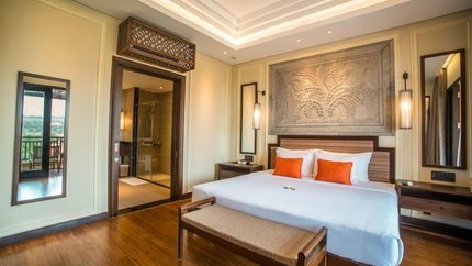 Không gian phòng sang trọng và ấm cúng