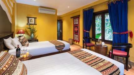 Phòng Superior Window 2 giường đơn ấm áp