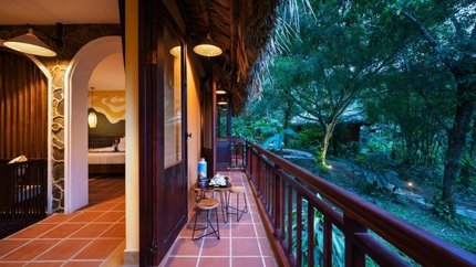 Ban công tại phòng Suite