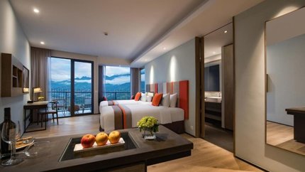 Phòng có đầy đủ các tiện nghi