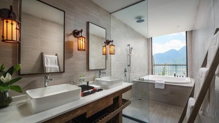 Bồn tắm cho quý khách ngâm mình thư giãn