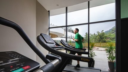 Phòng gym tại khách sạn