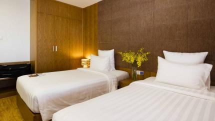 Phòng Deluxe tại Paradise Saigon Boutique Hotel