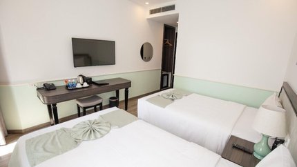 Không gian phòng rộng rãi