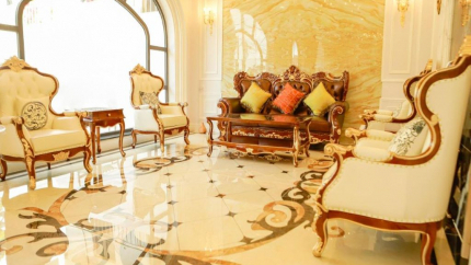 Sảnh Peach Valley Hotel Dalat 3*