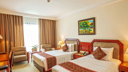 Phòng Superior Twin Khách Sạn Pearl River Hải Phòng