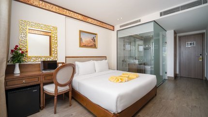 Phòng được trang bị đầy đủ tiện nghi