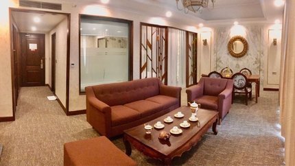 Phòng Suite được trang trí nhã nhặn