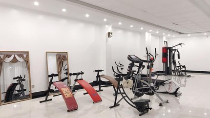 Không gian phòng tập Gym rộng rãi