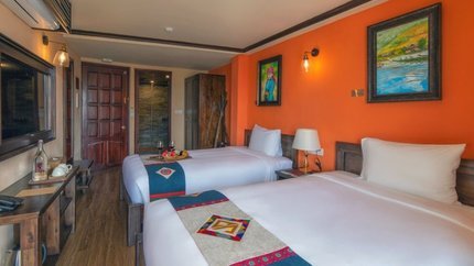 Phòng với 2 giường đôi