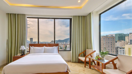 Phòng Grand Deluxe Double Ocean View Tại Phước Mỹ An Beach Hotel Đà Nẵng