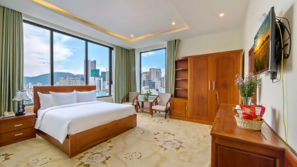Phòng Grand Deluxe Double Ocean View Tại Phước Mỹ An Beach Đà Nẵng Hotel