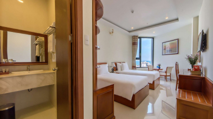 Phòng Superior Twin Ocean View Tại Khách Sạn Phước Mỹ An Beach Đà Nẵng