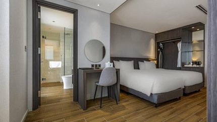 Phòng được bày trí bắt mắt