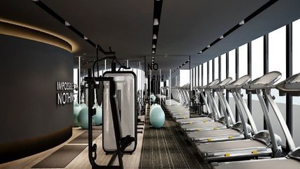 Phòng Gym máy móc hiện đại