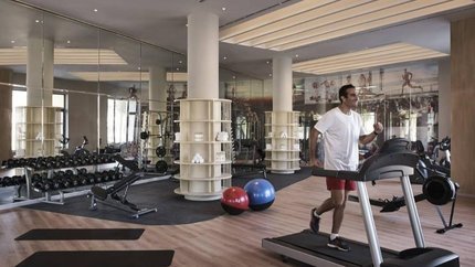 Phòng tập với đầy đủ các thiết bị hiện đại