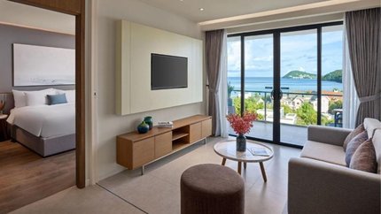 Phòng khách với không gian riêng biệt