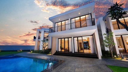 Bể bơi riêng tại biệt thự