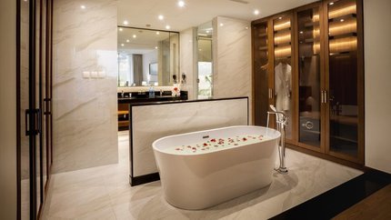 Không gian phòng tắm sang chảnh