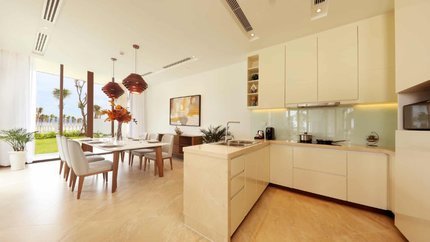 Phòng bếp rộng rãi