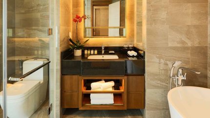 Phòng tắm bồn hiện đại