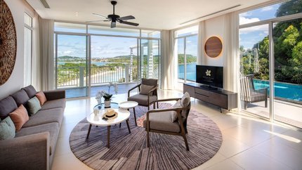 Phòng khách với không gian thoáng đãng