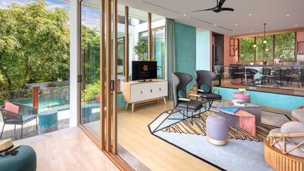 Không gian phòng khách hiện đại