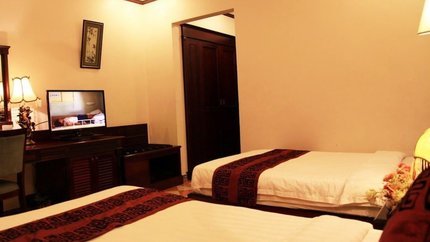 Căn phòng rộng rãi phù hợp cho gia đình