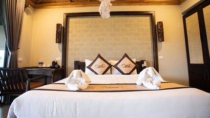 Không gian căn phòng sang trọng