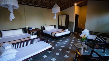 Căn phòng rộng rãi, thoáng mát