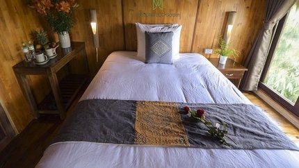 Căn phòng rộng rãi, thoáng mát