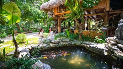 Cảnh quan giúp cho khách du lịch thư giãn