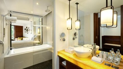 Phòng tắm sạch sẽ