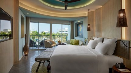Phòng có view nhìn ra vườn cực chill