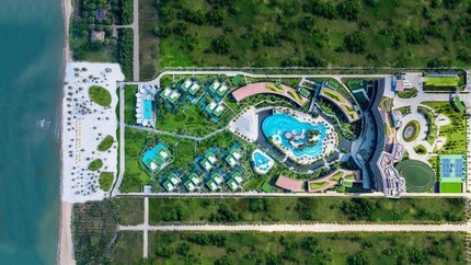 Resort từ trên cao nhìn xuống