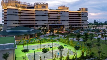 Sân tennis tại resort