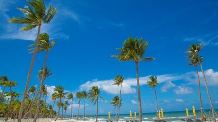 Bãi biển riêng của resort